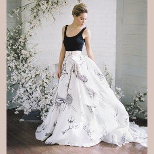 NWT Carol Hannah black Kensington wedding top M